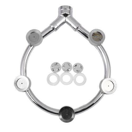 Stainless Steel Fan Ring With 5 Nozzle Seats