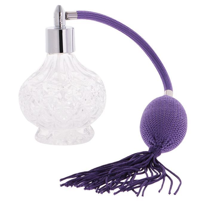 100ml Glass Refillable  Scent Pump  Bottle Purple