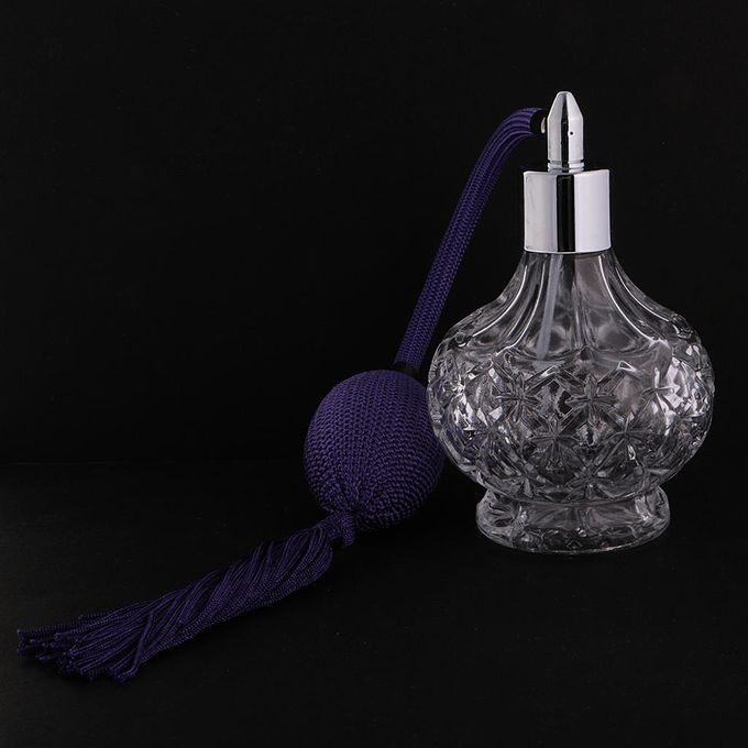 100ml Glass Refillable  Scent Pump  Bottle Purple