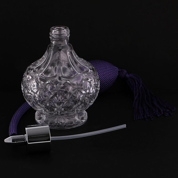 Empty 100ml  Aftershave Bottles Long  Tassels Make Purple