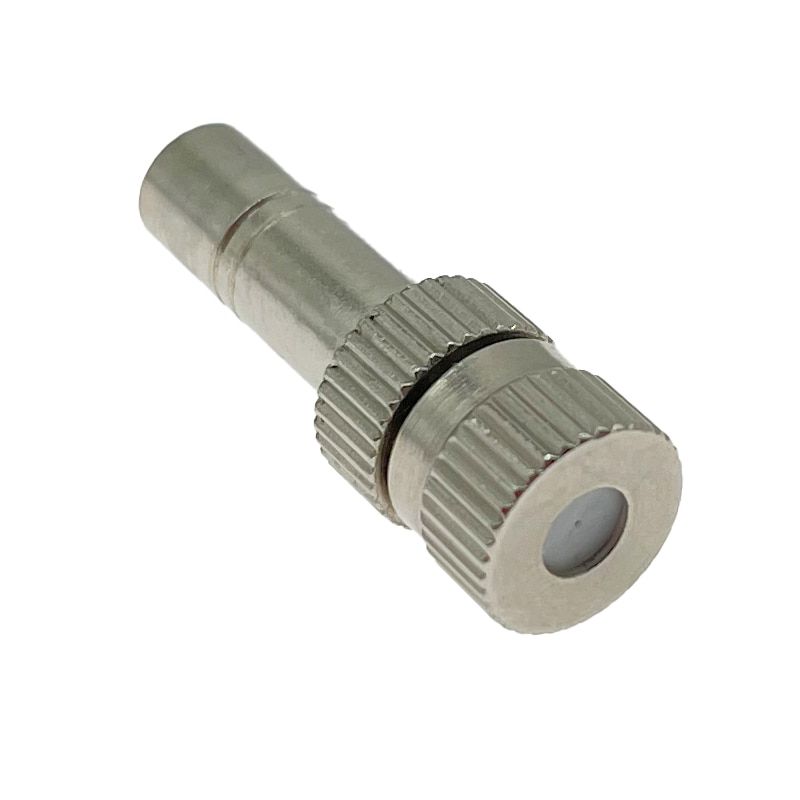 Grey DIY Misting Kits 12Pcs Quick Connect Nozzle Kit 10Pcs 3Way Connector 1Pcs L Connector For Gazebo Misting Cooling System 0.1mm Nozzles