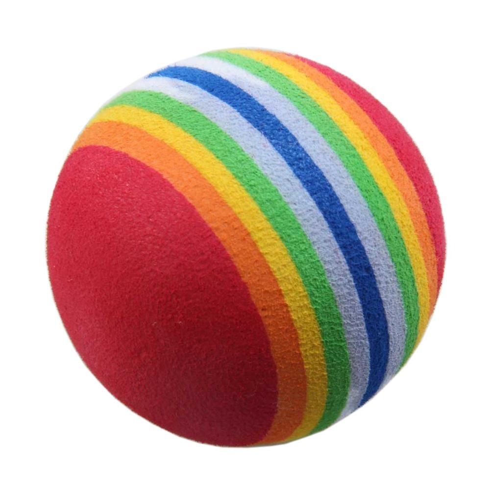 50pcs Golf Swing Training Aids Indoor Practice Sponge Foam Rainbow Balls