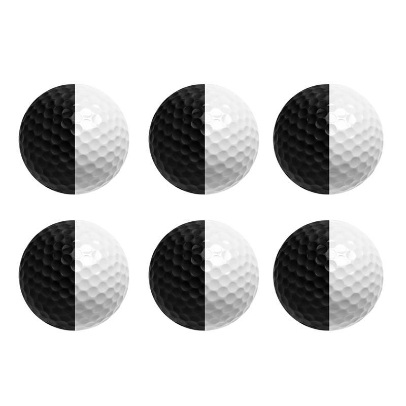 Golf Ball Two-Color Three-Tier Putter Practice Game Ball for