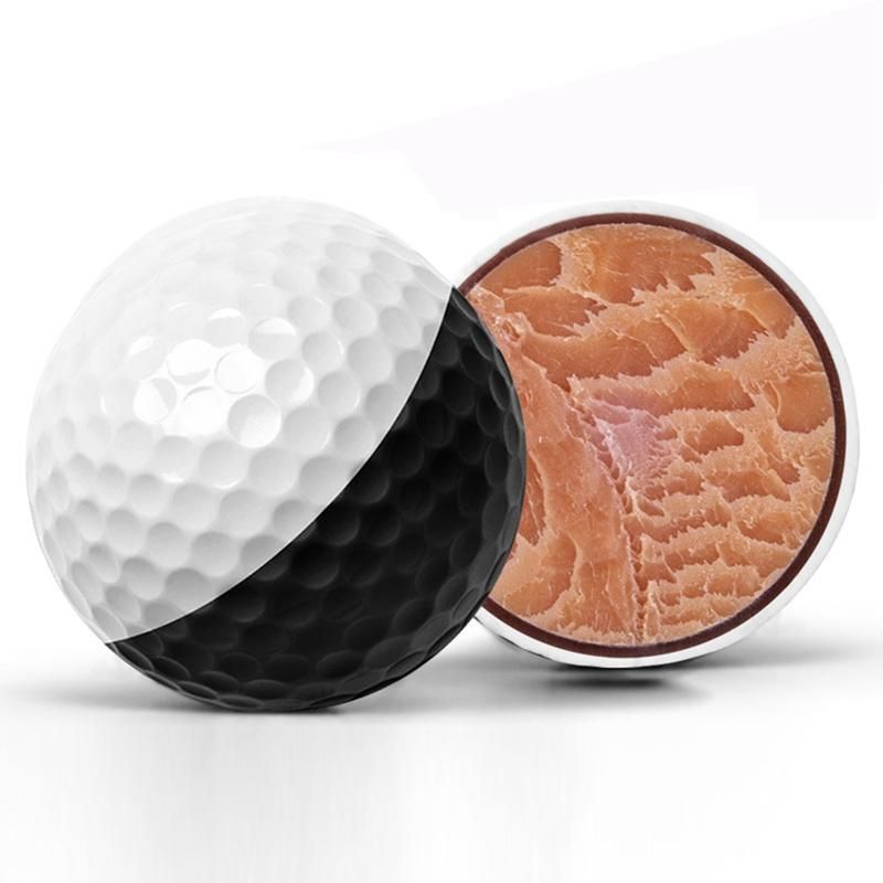 Golf Ball Two-Color Three-Tier Putter Practice Game Ball for
