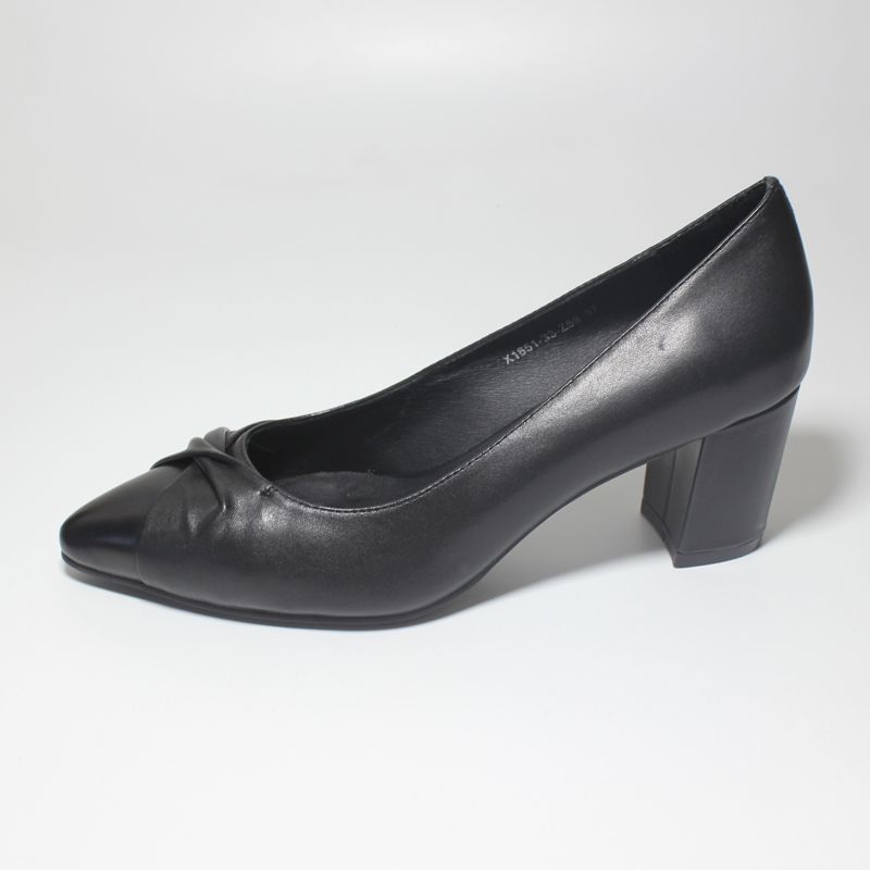 Official Ladies Shoe Genuine Leather- Black