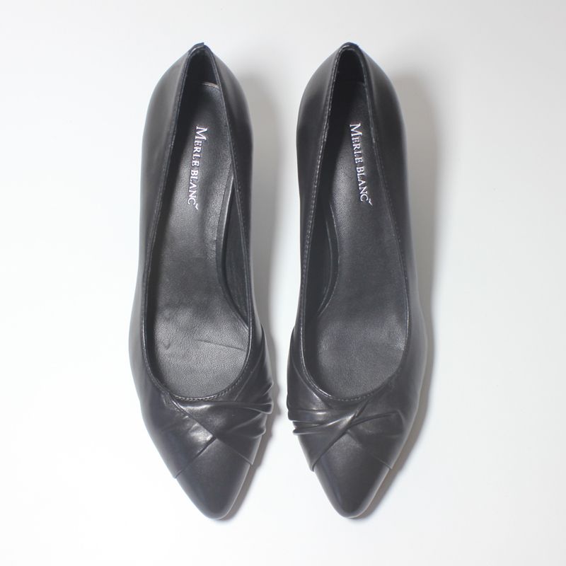 Official Ladies Shoe Genuine Leather- Black