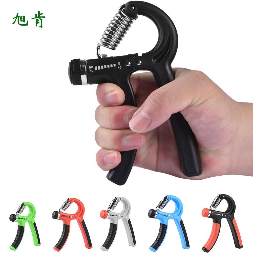 Grip strength can be adjusted to lengthen the handle finger rehabilitation training fitness equipment manufacturers direct supply hand grip 5-60kg black orange