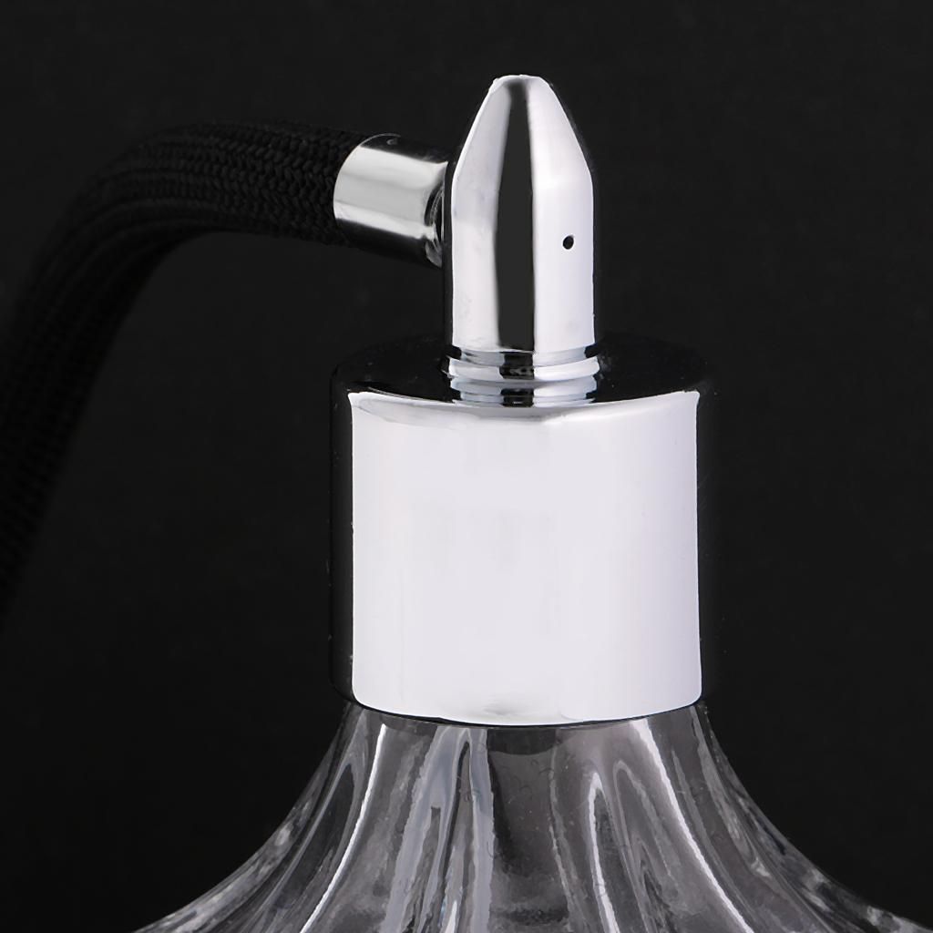 2X Retro Clear Glass  Bottle  Refillable Lover Gift