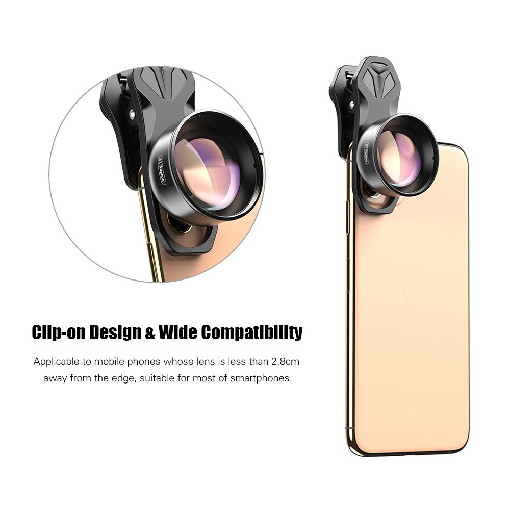 APL-HD5T HB2X Multi-layer Phone Telephoto Lens 2X Zoom