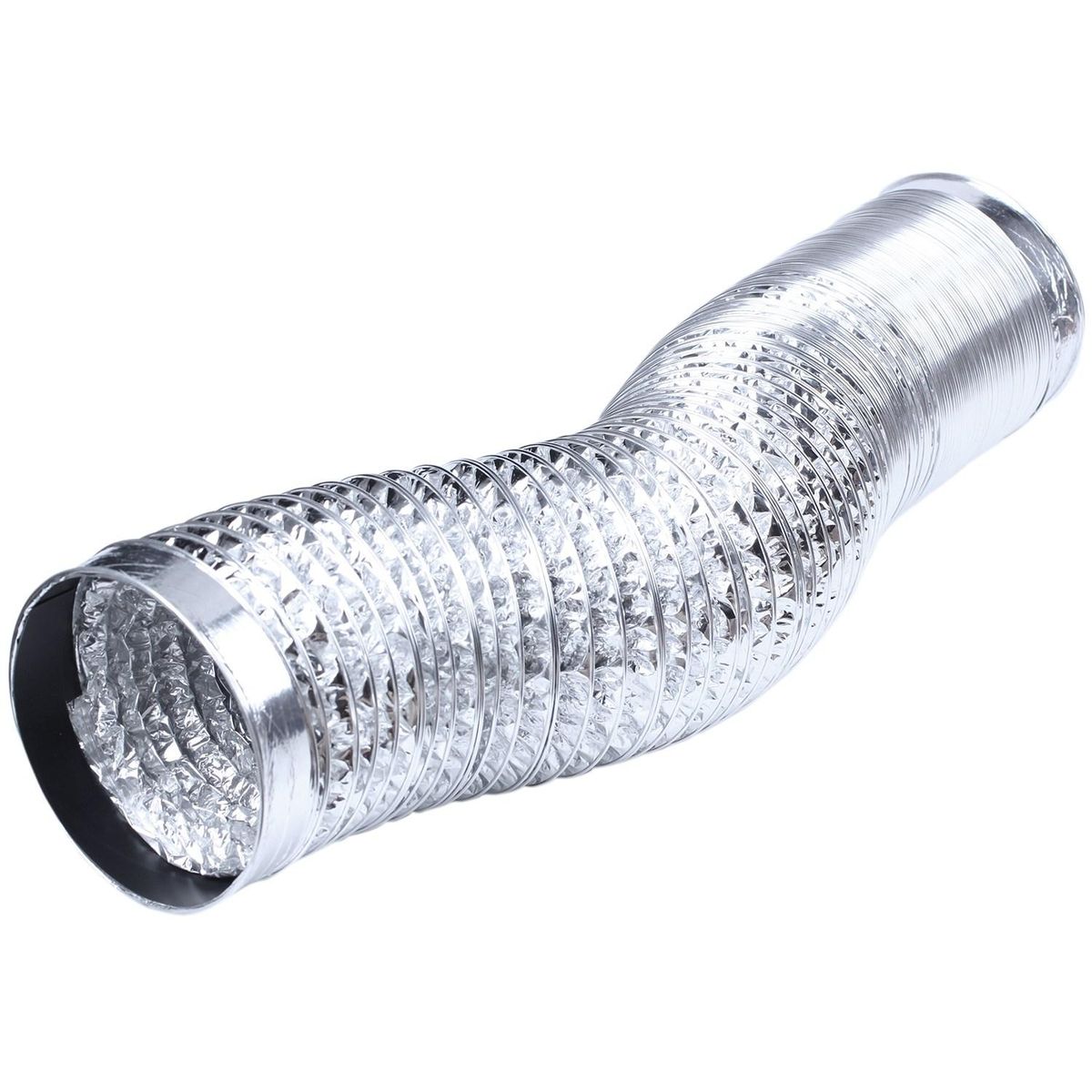 3 Meter Length 100Mm4 Inch Air System Flexible Aluminum Exhaust Duct Pipe Air Ventilation Pipe Hose for Bathroom