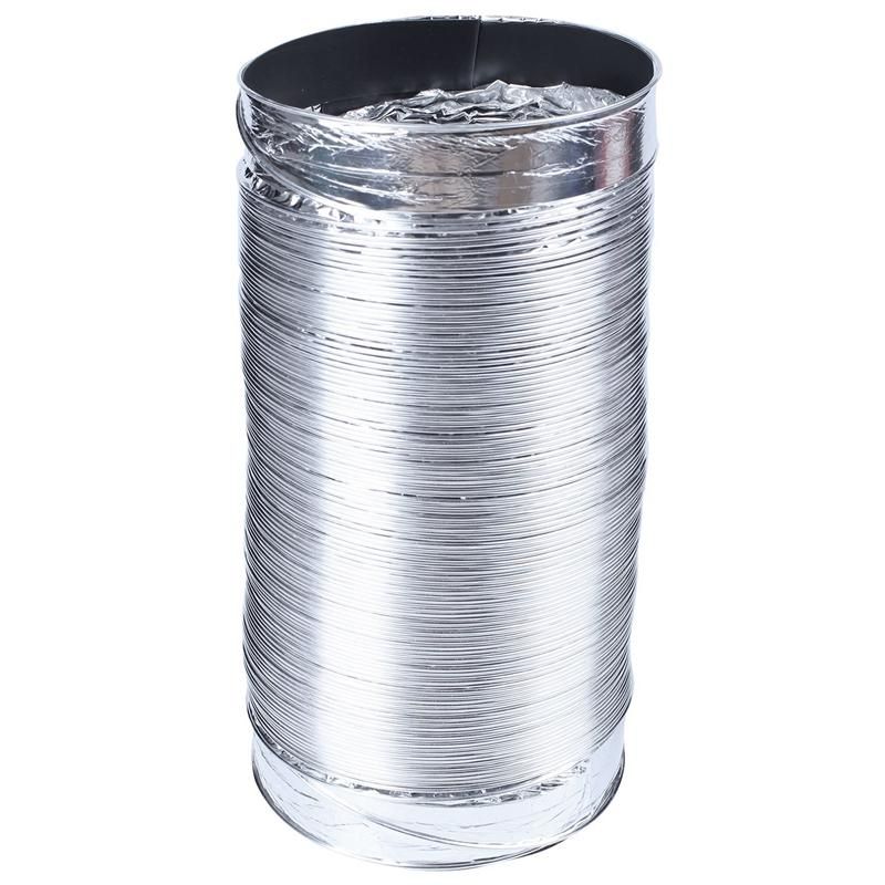 3 Meter Length 100Mm4 Inch Air System Flexible Aluminum Exhaust Duct Pipe Air Ventilation Pipe Hose for Bathroom