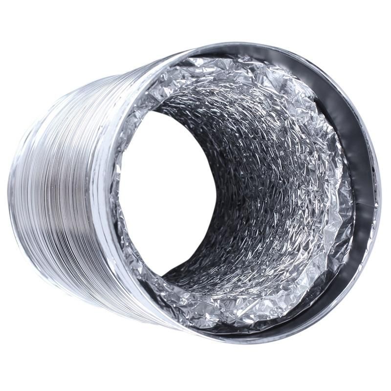 3 Meter Length 100Mm4 Inch Air System Flexible Aluminum Exhaust Duct Pipe Air Ventilation Pipe Hose for Bathroom
