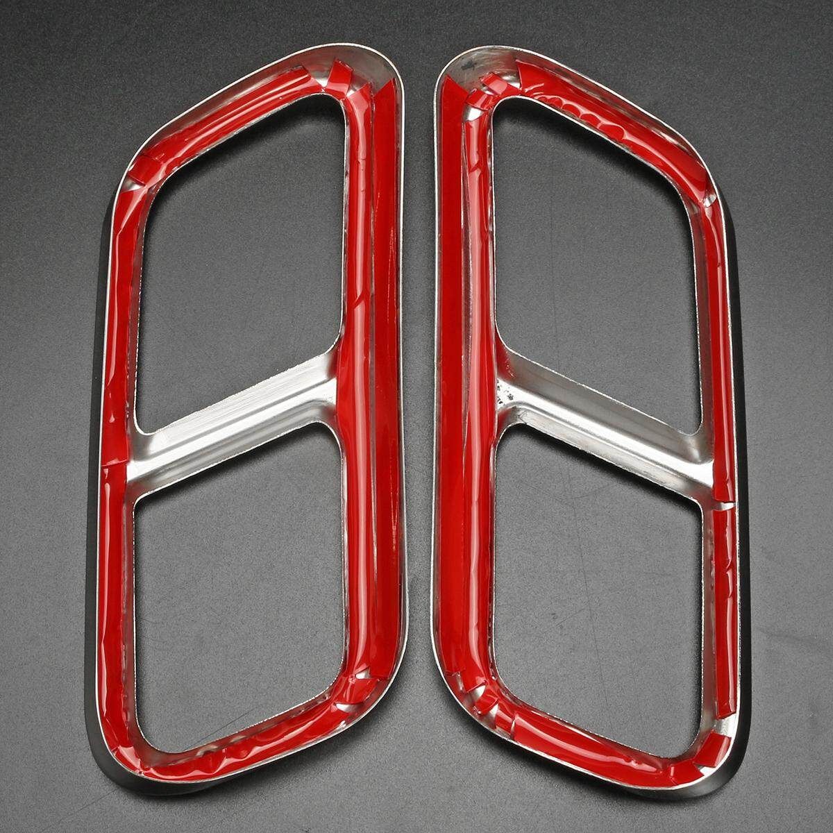 2PCS Stainless Steel Tail Exhaust Pipe Trim For S R GL Class W222