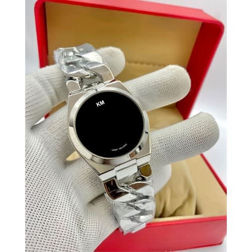Unisex Wrist Watch With Automatic Screen Touch - Silver