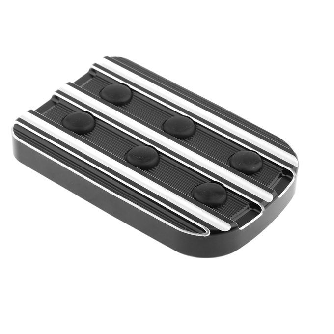 Black  Large Brake Pedal Pad Cover For Harley Softail FXSTC  Boy