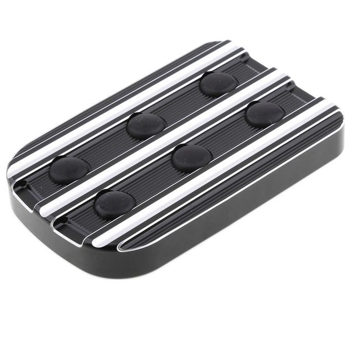 Black  Large Brake Pedal Pad Cover For Harley Softail FXSTC  Boy