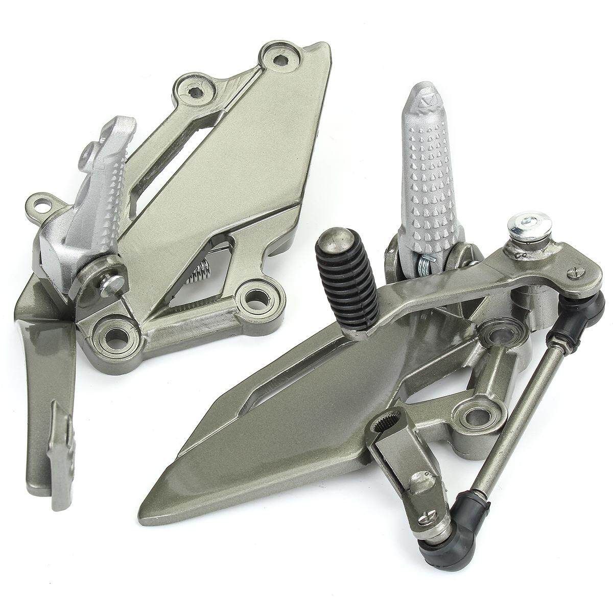 2x Left Right Rear Foot Peg Brake Pedal Footrest Bracket For Kawasaki Ninja 250