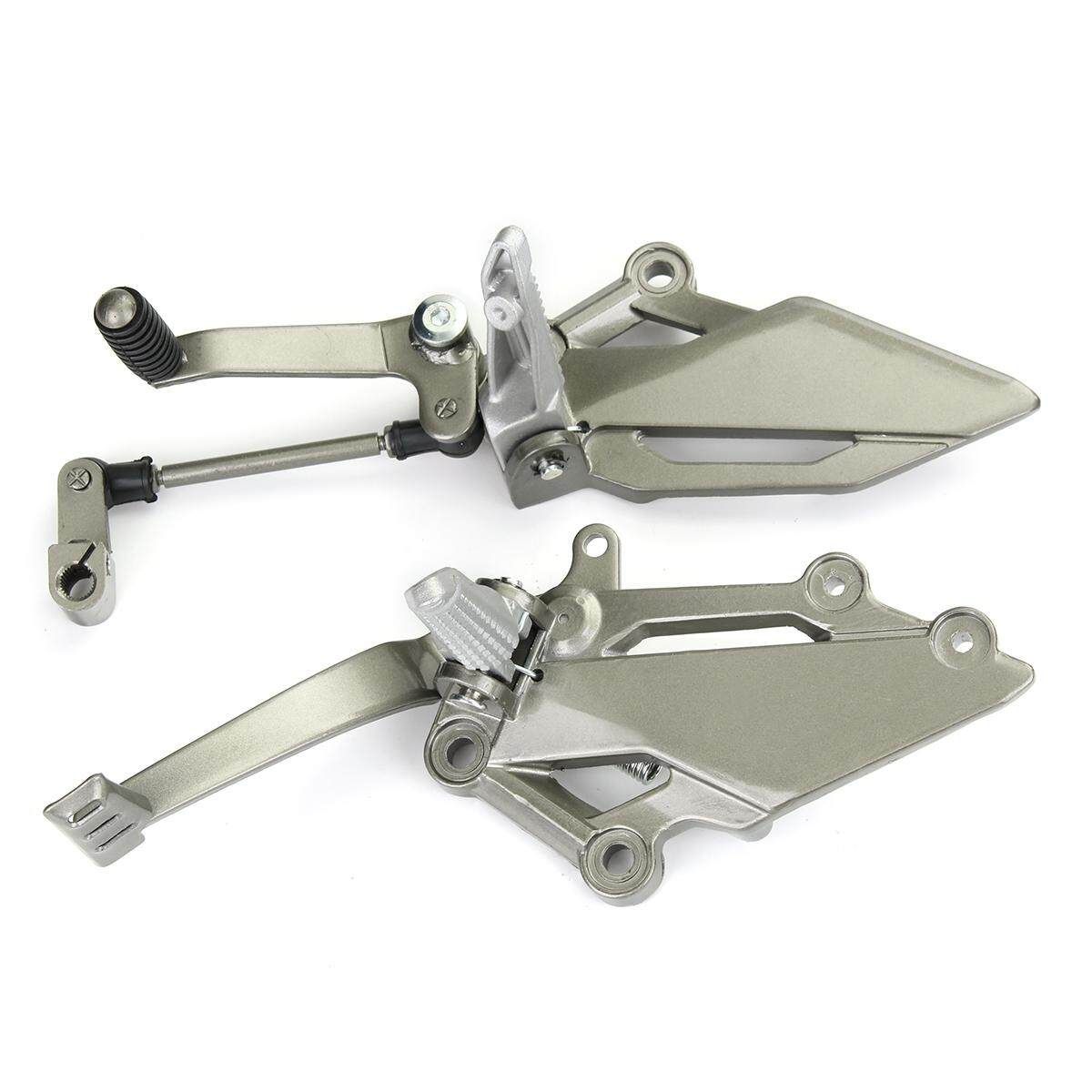 2x Left Right Rear Foot Peg Brake Pedal Footrest Bracket For Kawasaki Ninja 250