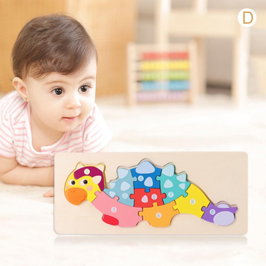 Jigsaw 3 Puzzle Preschool Educational Toy For 1 2 3 Year Old Boys D