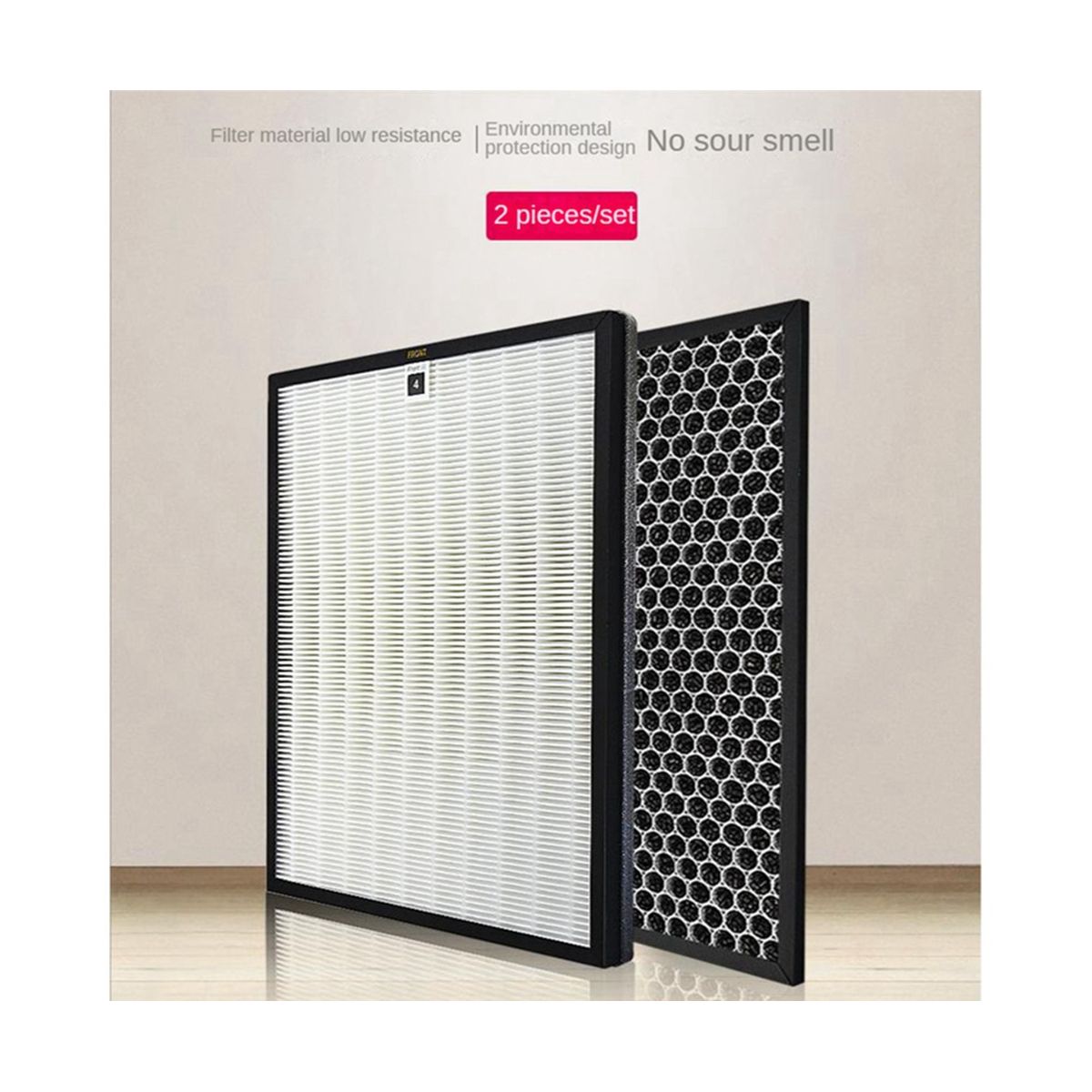 Repment Filter Kit HEPA Filter AC4144 Carbon Filter AC4143 for Philips Air Purifier AC4014 AC4016 AC4084 Accessory
