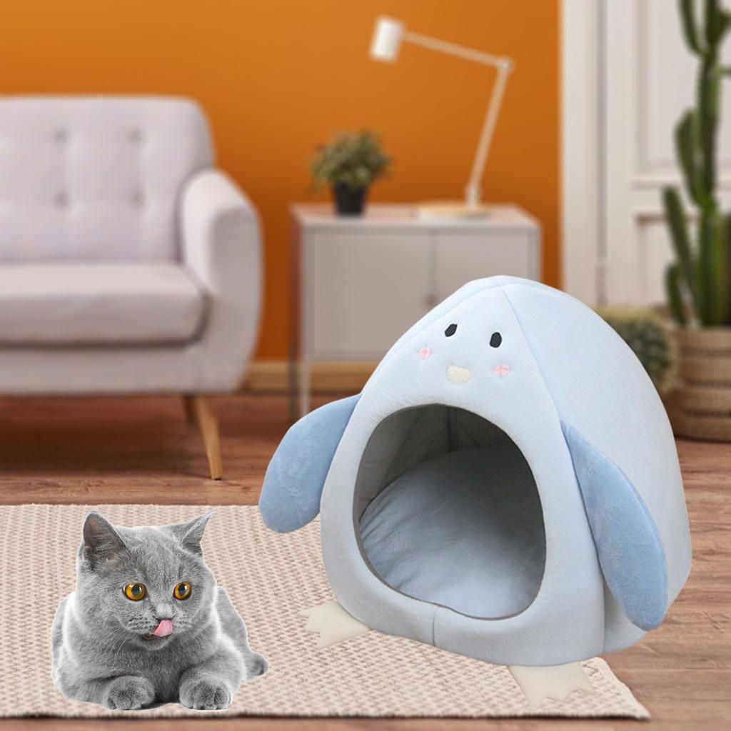 Cartoon Warm Pet House Puppy Bed For Dogs Animals Cat Kitten Goose S