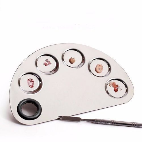 Stainless Steel Nail Art Polish \ Foundation Mixing Plate