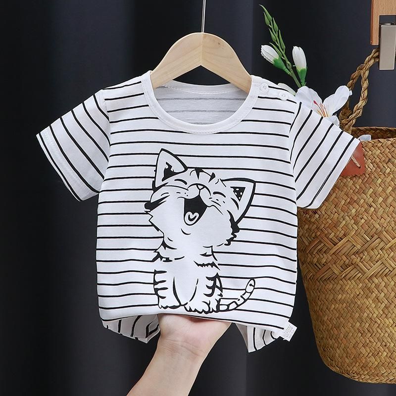 Children'S Short Sleeve T-Shirt Pure Cotton T-Shirt i001