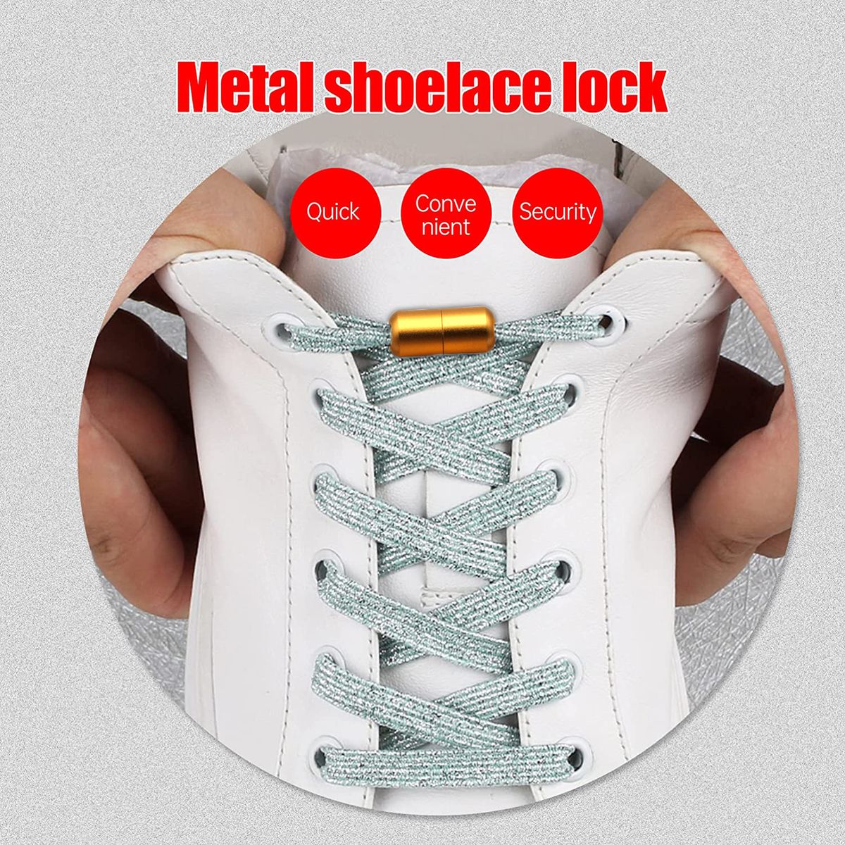 2pairs Unique Shoe Lace Capsule Buckle G