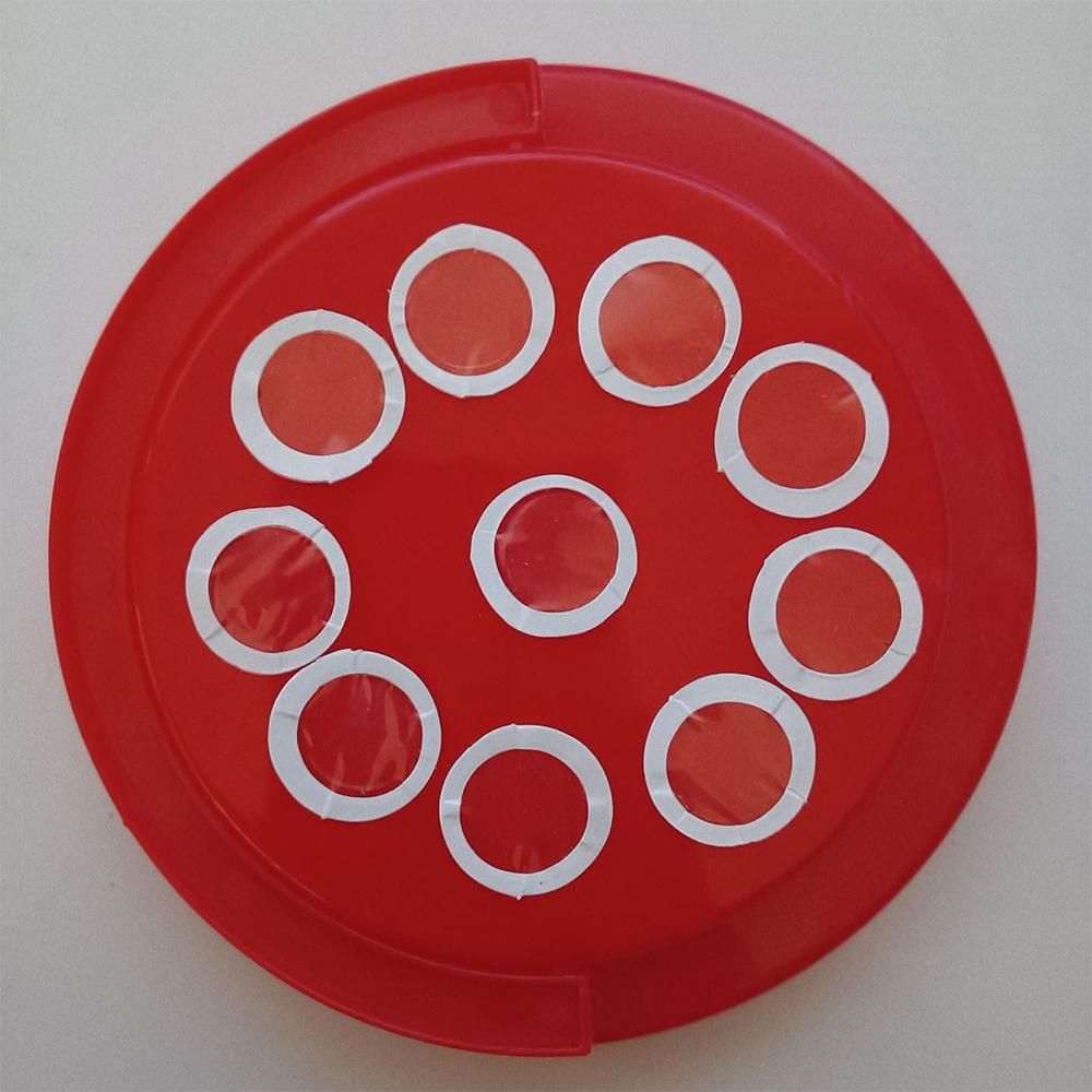 10 Pcs Kazoo Diaphragms Flute Diaphragms Kazoo Membrane Plastic Musical Instruments Accessories