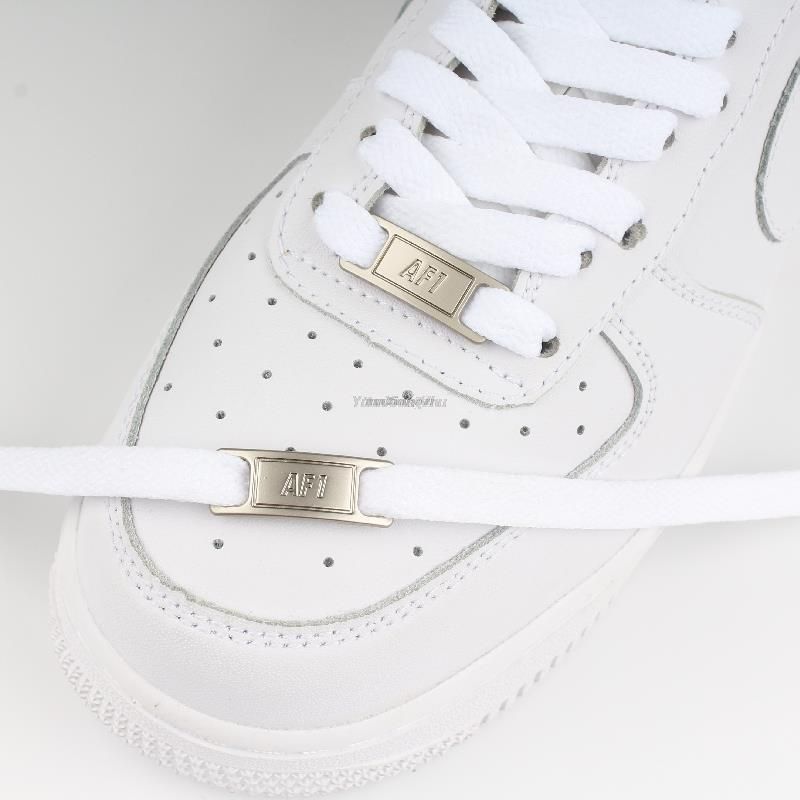 4Pcs AF1 Shoelaces Combination White Flat Laces And Shoe Decoration Suit Sneaker Shoelace Air Force One Shoes Accessories Gray Purple