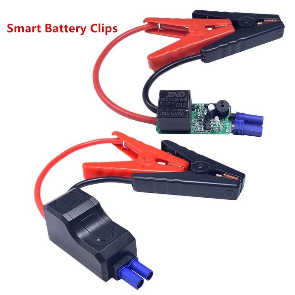 12V Car Starter Jump Battery Clip Connector Emergency Jumper Cable Clamp Booster Universal Car
