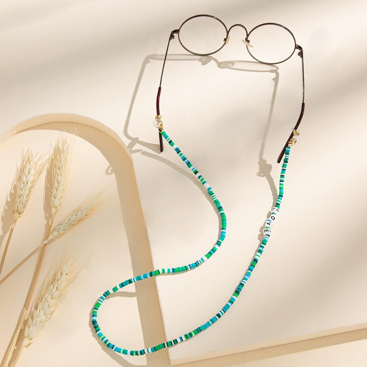 Soft Pottery Love Hang Mask Chain Glasses Lanyard