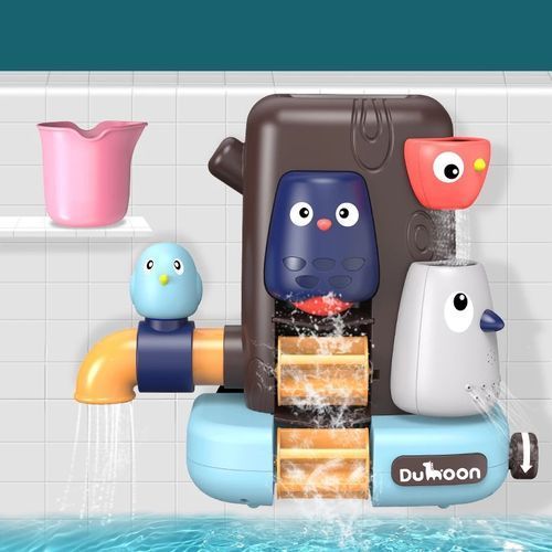 Kids Bath Shower Toy Bird Treehouse Pipeline Water Spray Toy