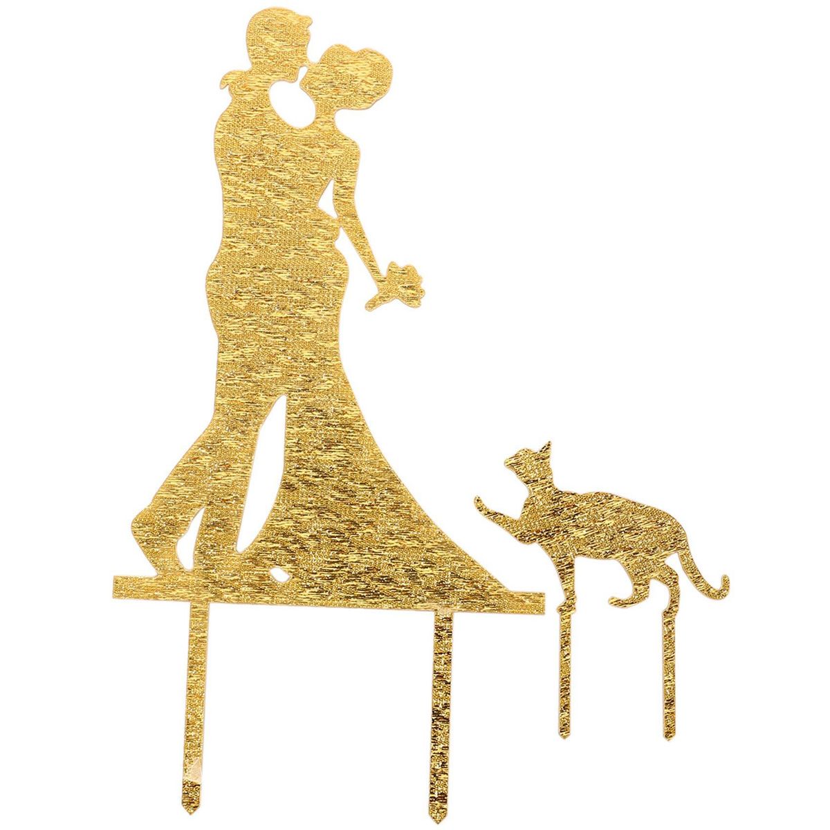 Cake Topper Insert Card Acrylic Decoration Groom bride and