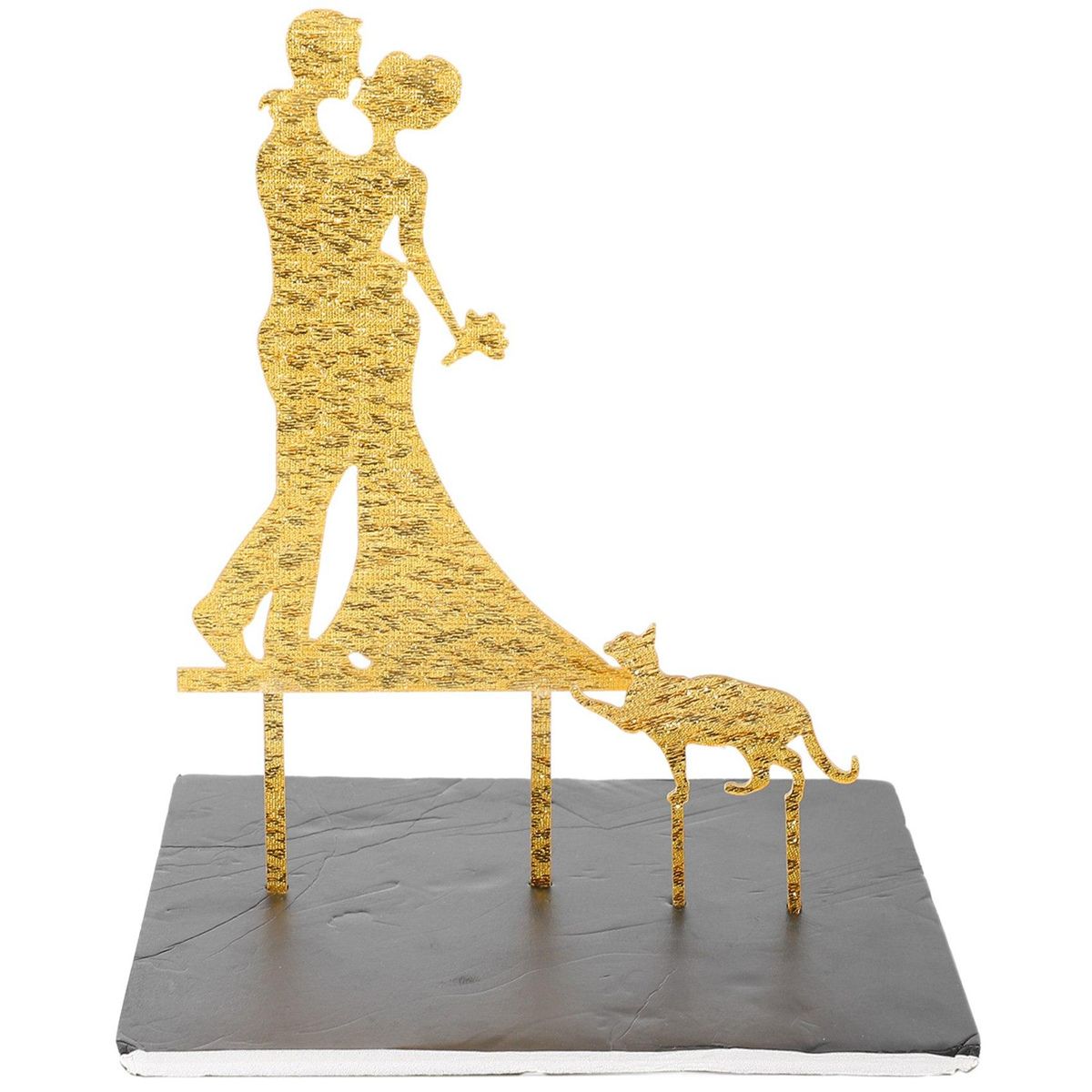 Cake Topper Insert Card Acrylic Decoration Groom bride and