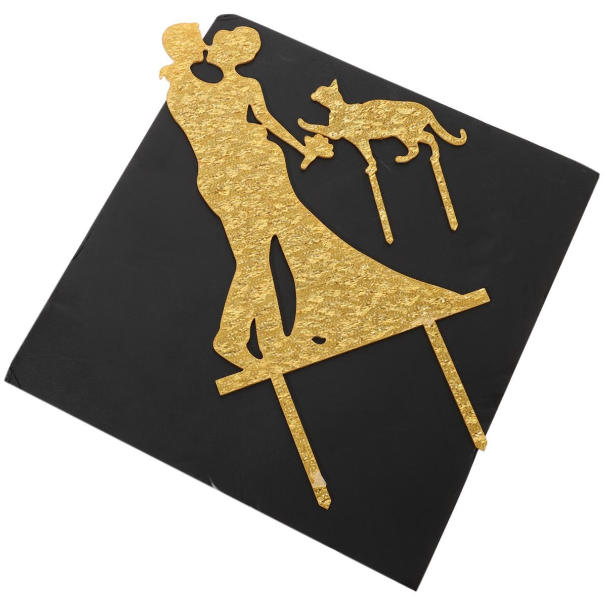 Cake Topper Insert Card Acrylic Decoration Groom bride and