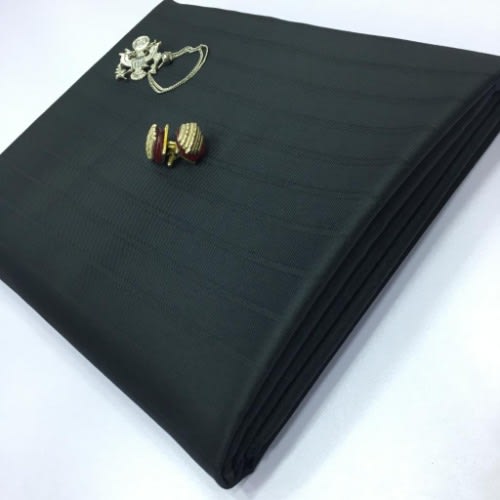 Black Cashmere & Wool Men's  Senator- 4 Yards