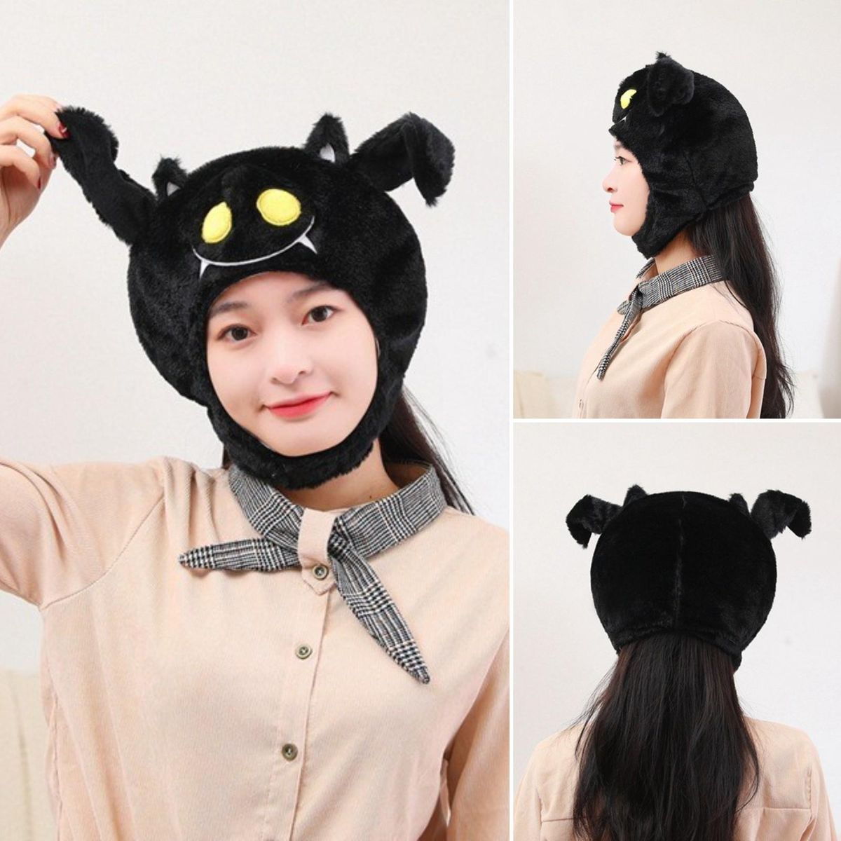 Shooting Prop Hat Halloween Hat Cosplay Costume Accessories Black