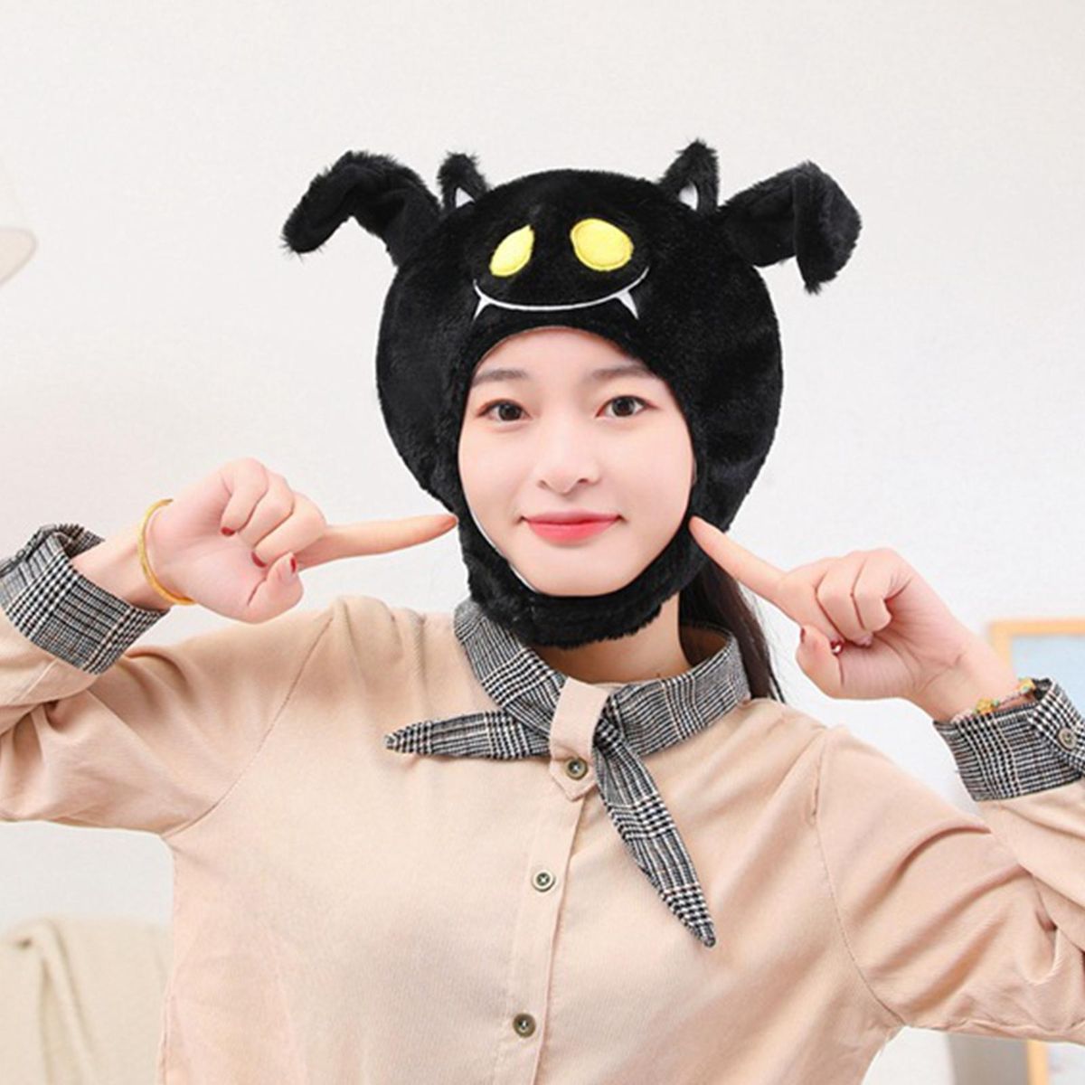 Shooting Prop Hat Halloween Hat Cosplay Costume Accessories Black