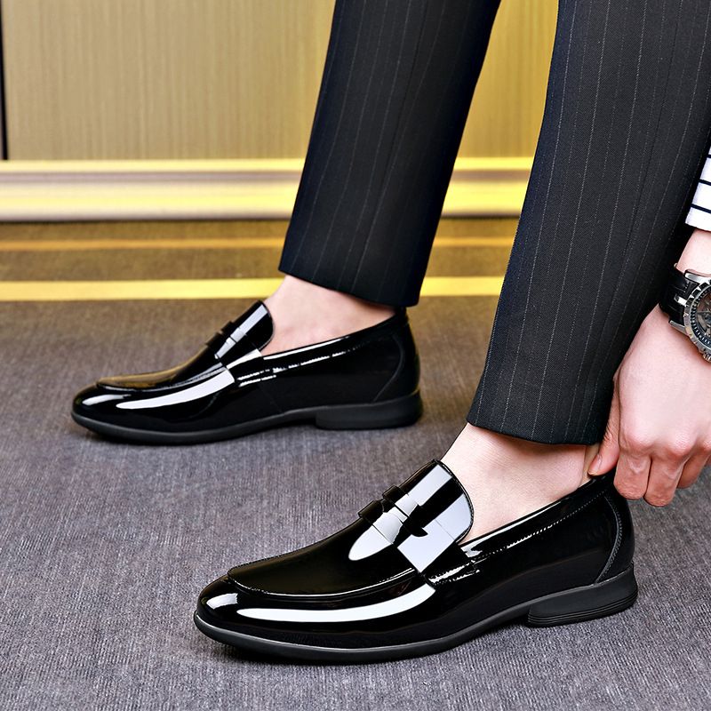 Men's Korean Casual Small Leather Shoes Men's British Versatile Shoes