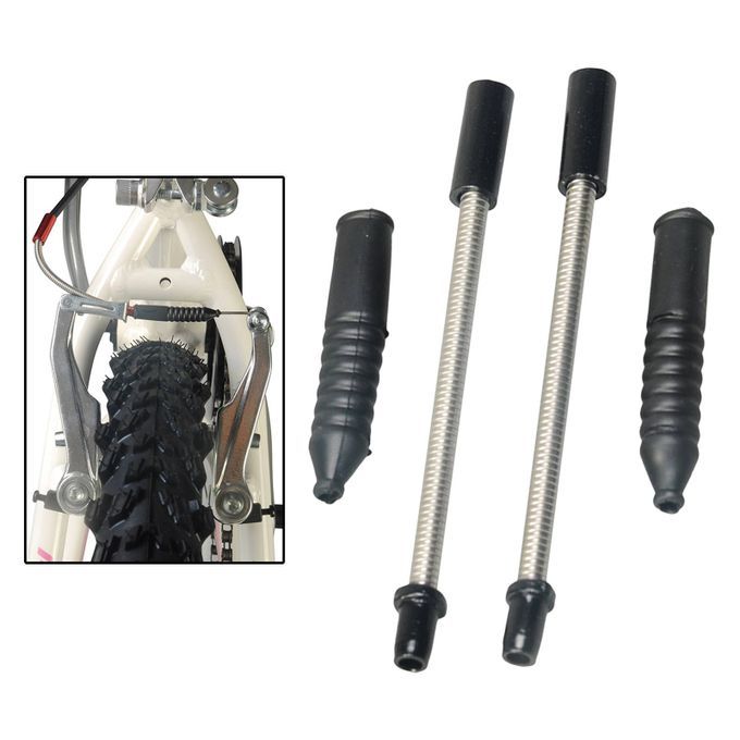 1 PCS Metal V Brake Cable Guide Pipe Plastic Boots Bike Cycling Black