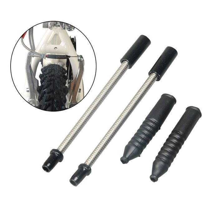 1 PCS Metal V Brake Cable Guide Pipe Plastic Boots Bike Cycling Black