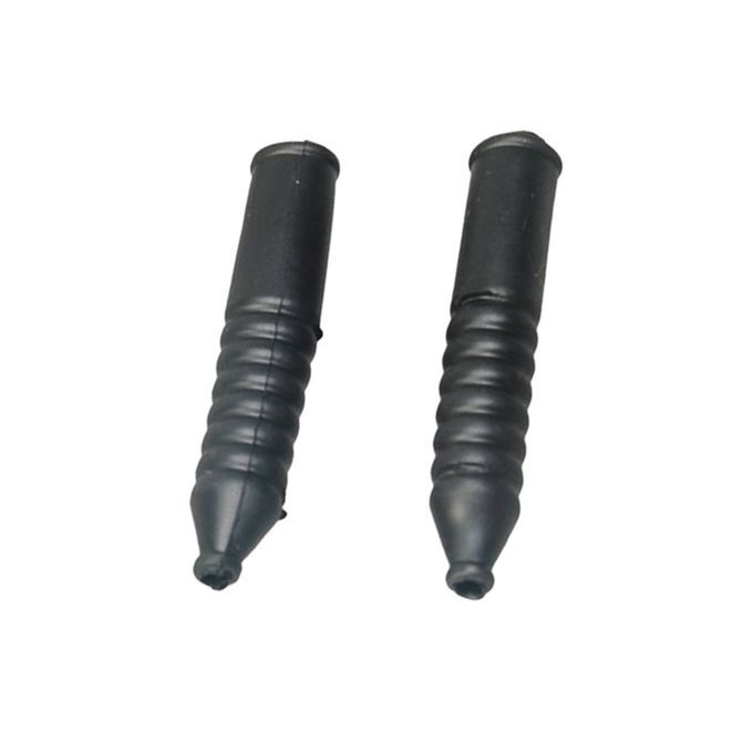 1 PCS Metal V Brake Cable Guide Pipe Plastic Boots Bike Cycling Black