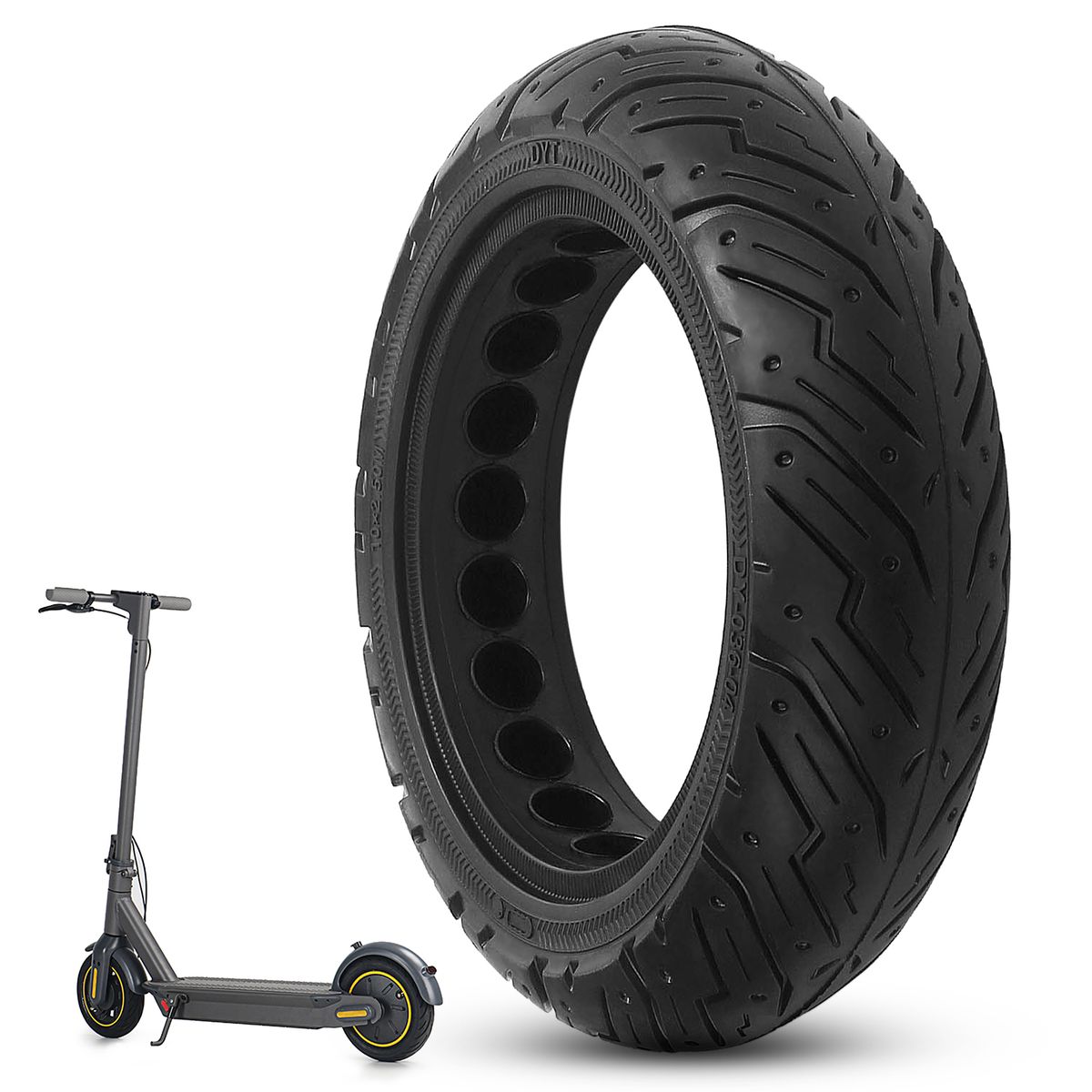10 X 2.5m Solid Tire High Intensity Rubber Tire With