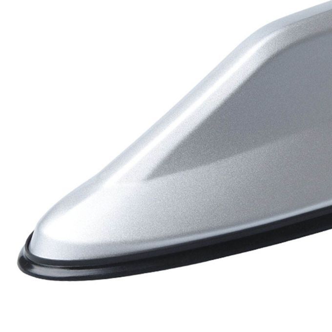 Shark Fin Antenna Universal Car Decoration AM FM Radio Signal Silver