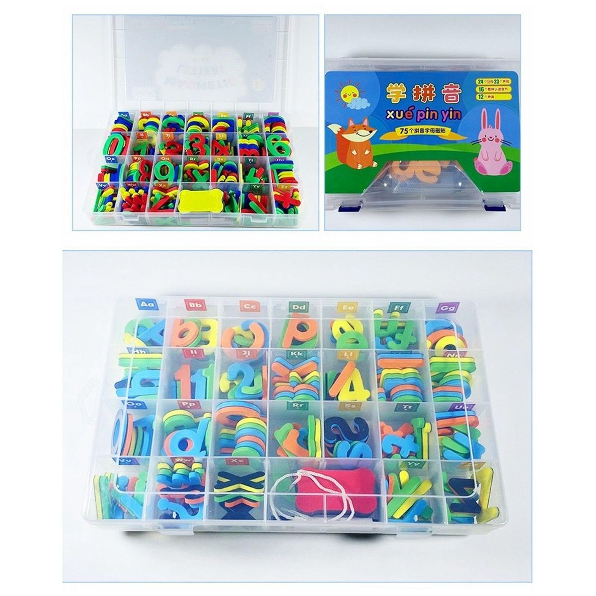 Alphabet Soft Magnetic Stickers Refrigerator Sticker