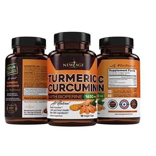 Turmeric Curcumin 1650 Mg 90Caps 95% Standardized Curcuminoids