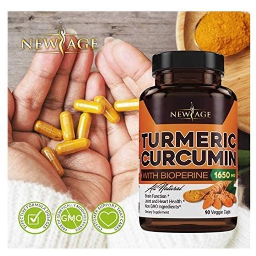Turmeric Curcumin 1650 Mg 90Caps 95% Standardized Curcuminoids