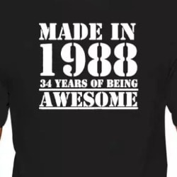 Print T-Shirts -Black