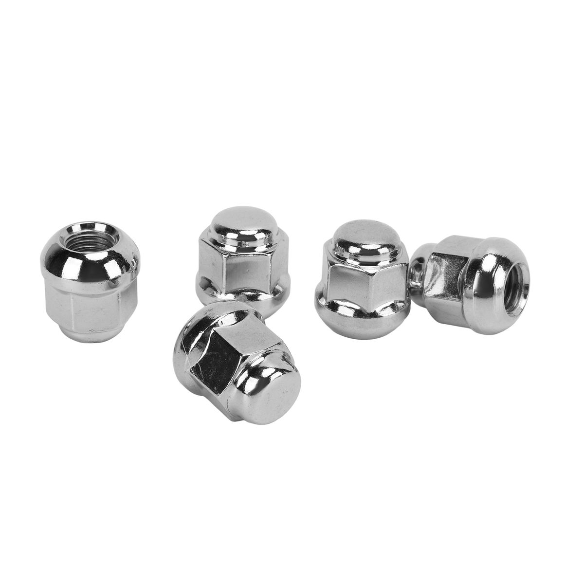 5PCS Car Wheel Lug Nuts 90304SA5013 12mmx1.5 Steel Short